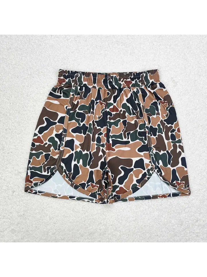 Mommy and Me Baby Girls Camo Summer Shorts Bottoms