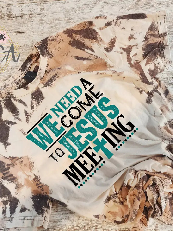 We Need To Have A Come To Jesus Meeting Shirt, Cowhide Shirt