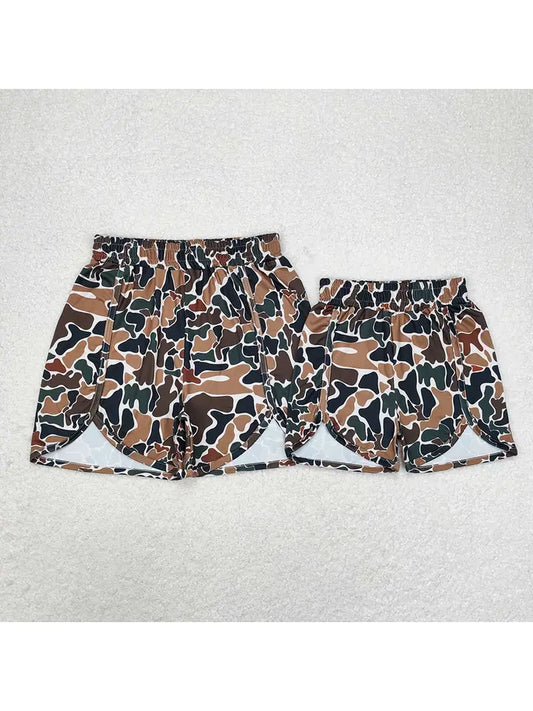 Mommy and Me Baby Girls Camo Summer Shorts Bottoms